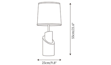 Jude Table Lamp — Dimension drawings 1