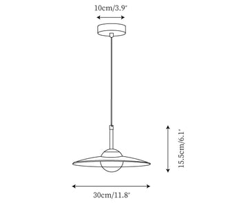 Julien Pendant Lamp — Dimension drawings 1