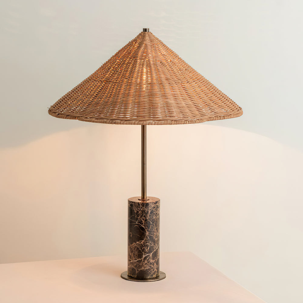 Jute Marble Table Lamp – detail 2