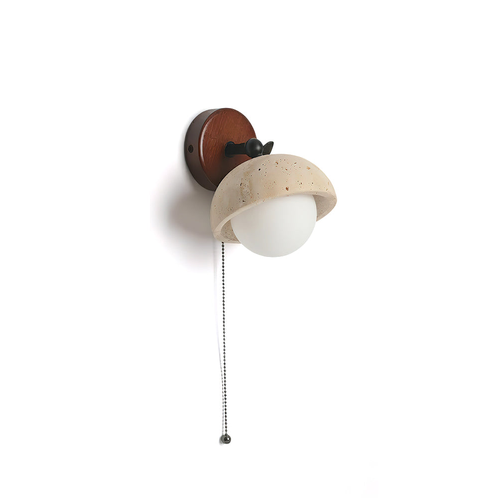 Kenton Articulated Travertine Wall Sconce