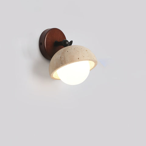 Kenton Articulated Travertine Wall Sconce – detail 14