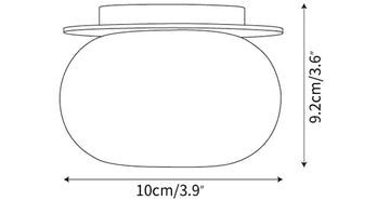 Knock Wall Lamp — Dimension drawings 1