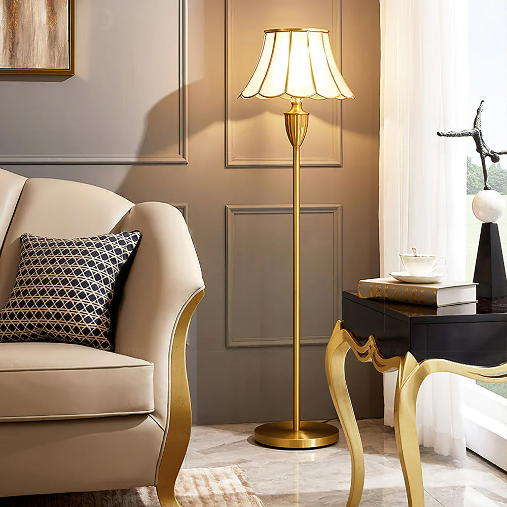 Kristall Brass Floor Lamp – detail 2