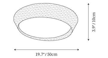 Plafonnier Kuzco — Plans de dimensions 1