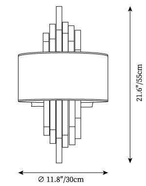 Applique Laurina — Disegni dimensionali 1