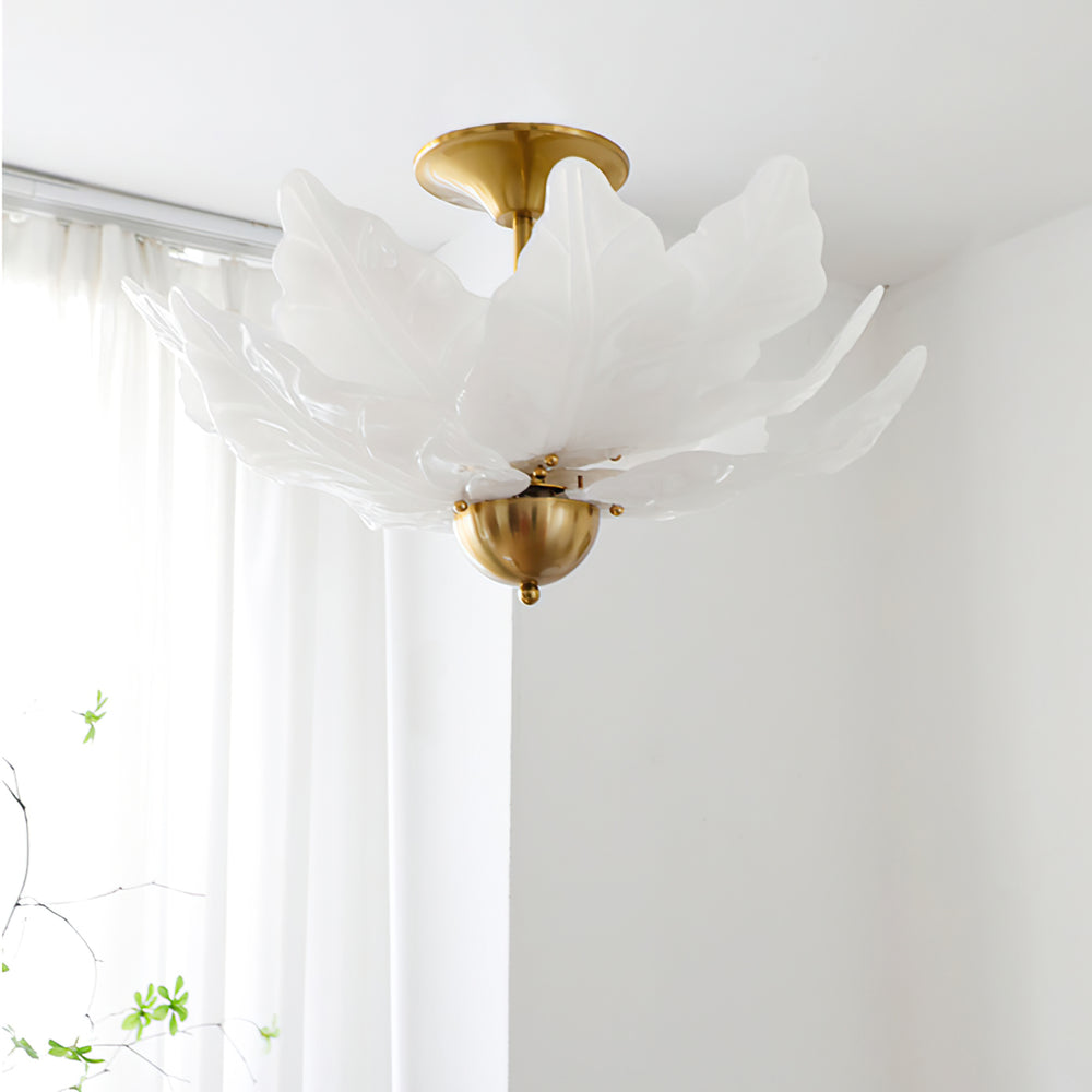 Leaf Glass Ceiling Lamp – detail 2