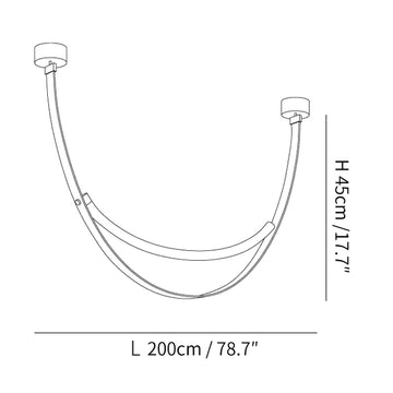 Suspension Belt Cuir — Plans de dimensions 1