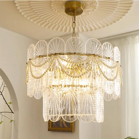 Leon Glass Chandelier – detail 3
