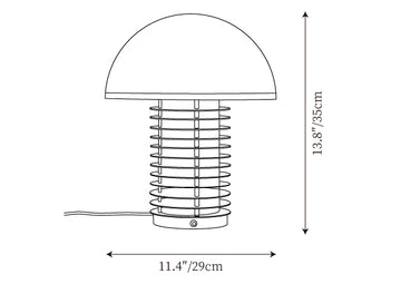 Lampe de Table Leuchten — Plans de dimensions 1