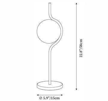 Levita Table Lamp — Dimension drawings 1