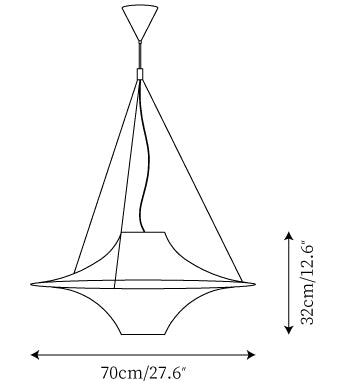 ∅ 27.6″ x H 12.6″