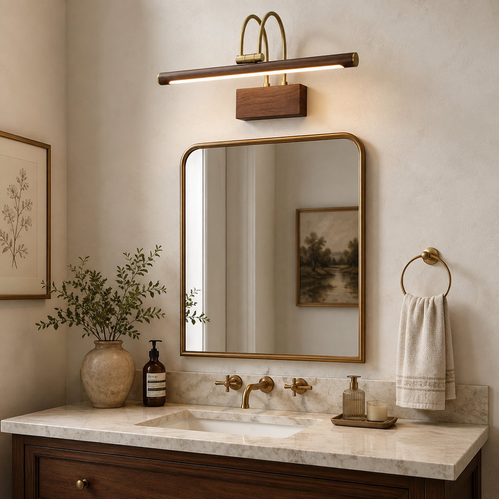 Lombard Walnut Wall Sconce – detail 2