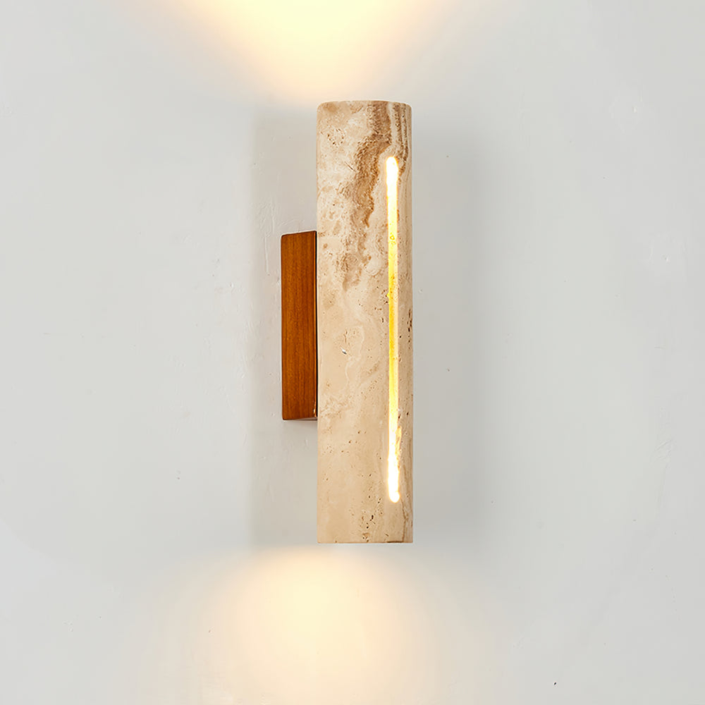 Lorelei Travertine Wall Light – detail 2