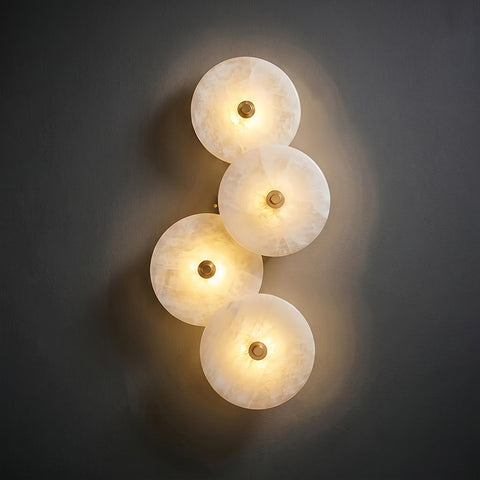 Lotus Alabaster Wall Sconce – detail 16