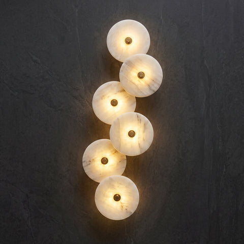 Lotus Alabaster Wall Sconce – detail 17