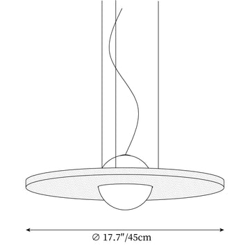 Irving Silence Pendant Lamp — Dimension drawings 1