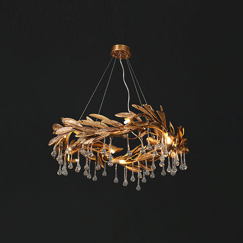 Lucasta Botanical Raindrop Ring Chandelier – detail 14
