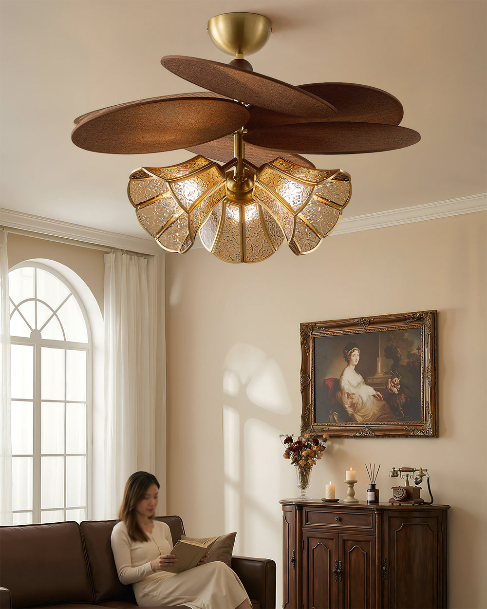 Lucca Glass Chandelier – detail 2
