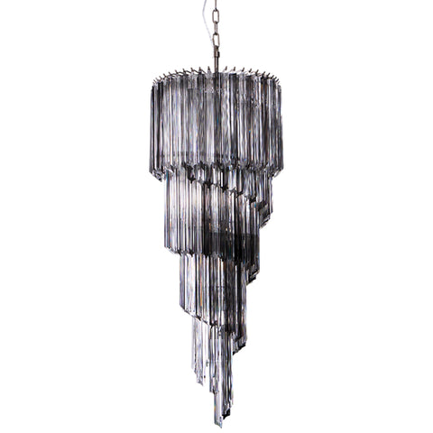 Lucente Noir Spiral Chandelier – detail 22