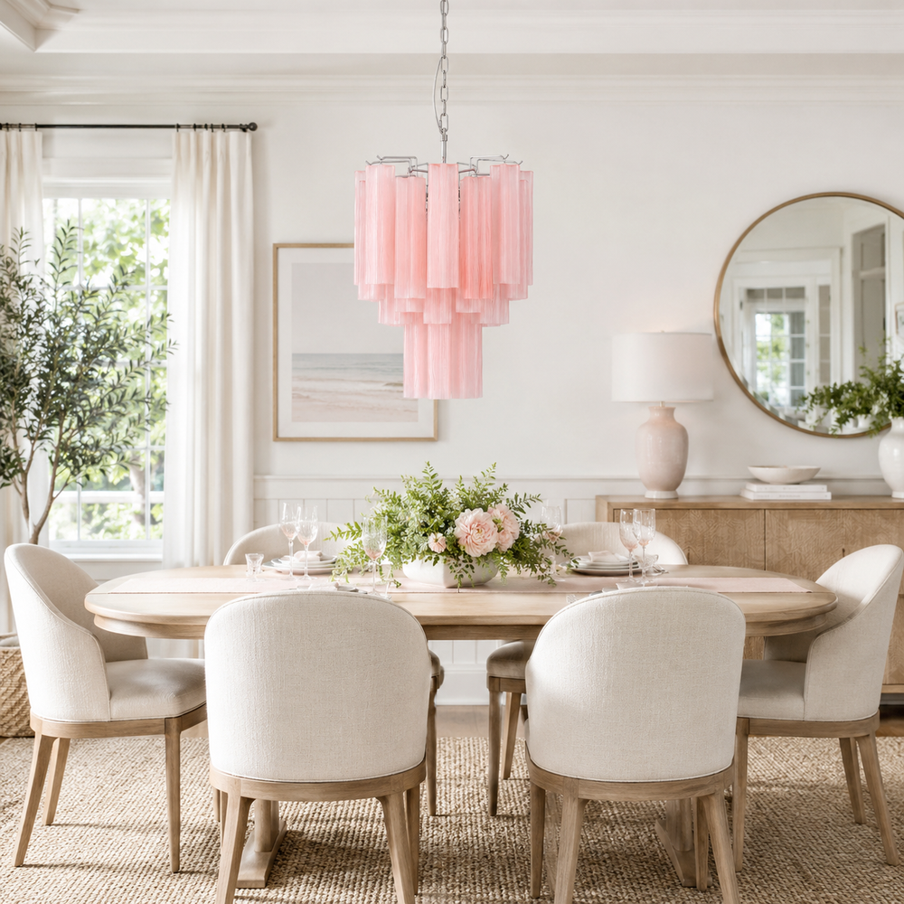 Luciana Glass Tube Pendant Light – detail 2