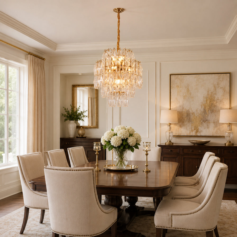 Lucien Glass Chandelier – detail 2
