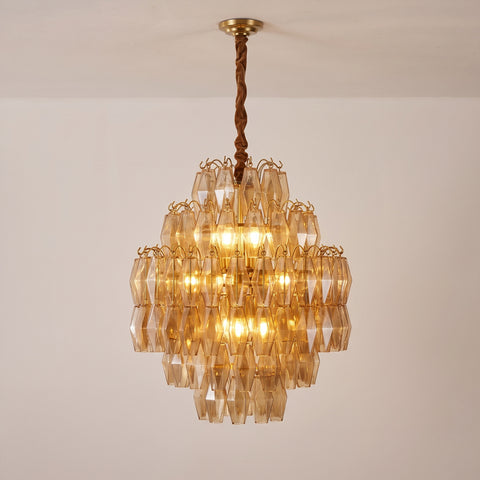 Lucien Glass Chandelier – detail 19