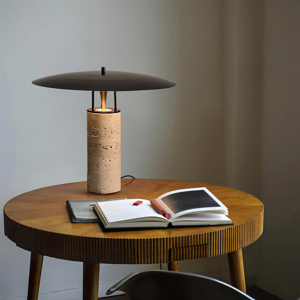 Gioe Travertine Table Lamp – detail 2