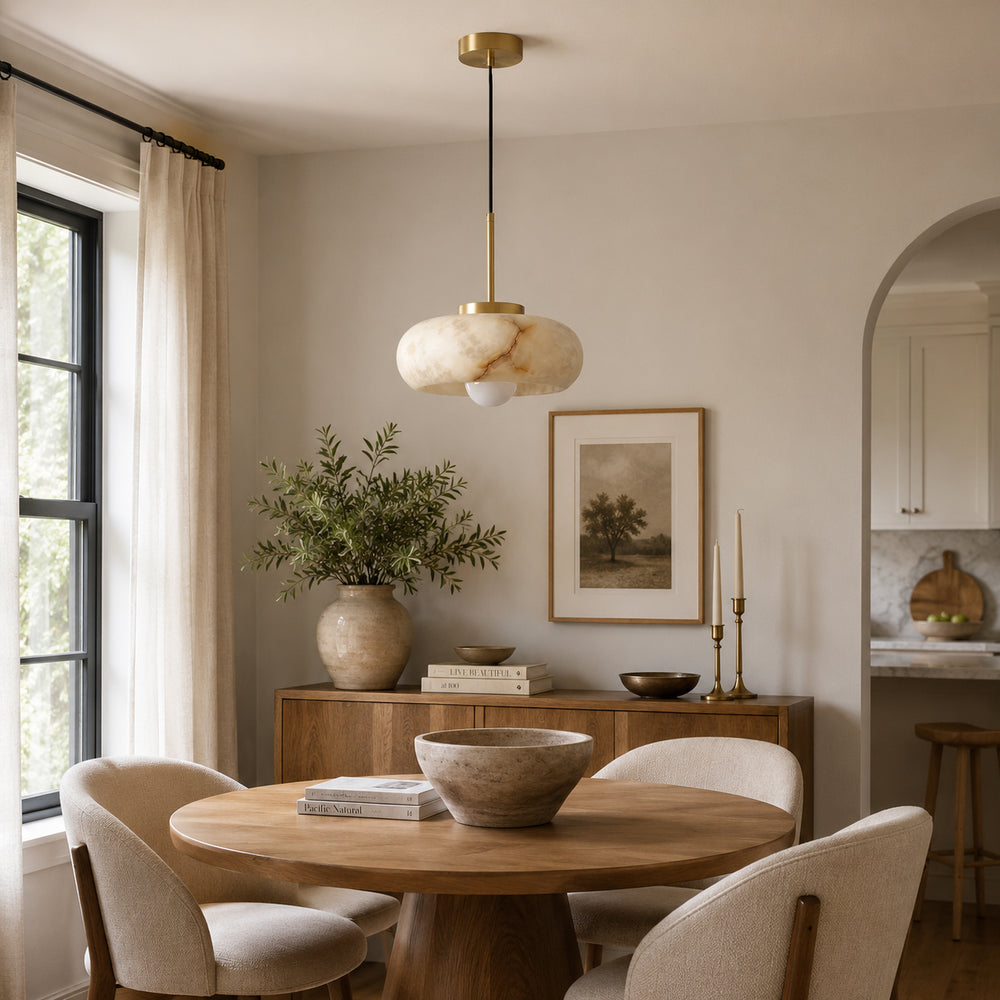 Maeve Alabaster Pendant Light – detail 2