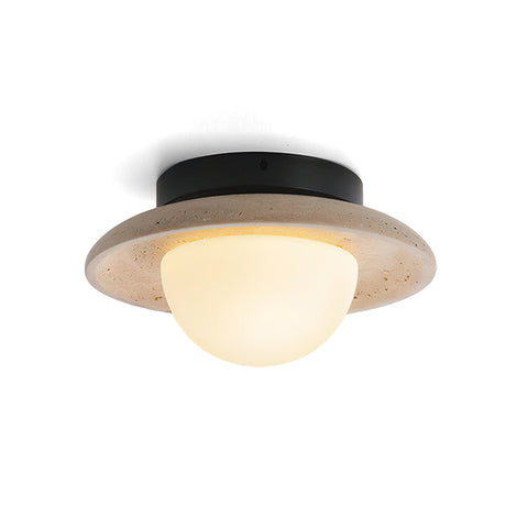 Malo Travertine Semi-Flush Mount – detail 12
