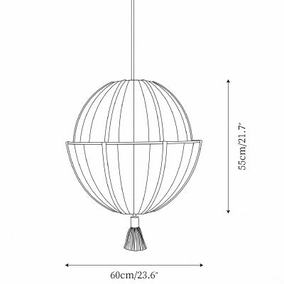 ∅ 23.6″ x H 21.7″