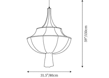 Suspension Marianna — Plans de dimensions 1