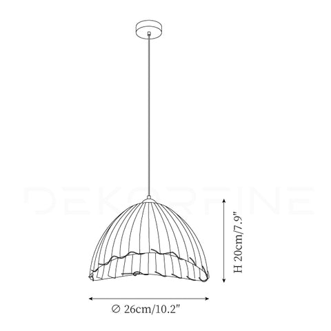 ∅ 10.2″ x H 7.9″ / Dia 26cm x H 20cm