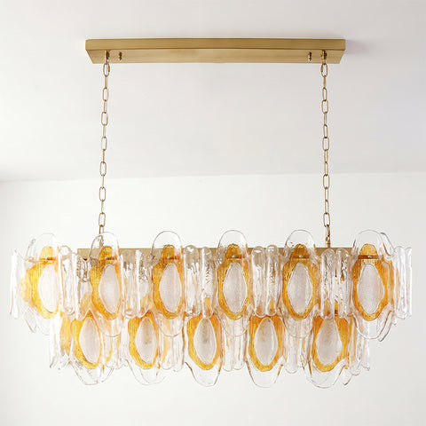 Marrina Long Glass Chandelier – detail 15