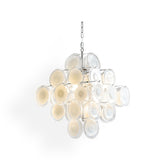 Medallion Glass Chandelier