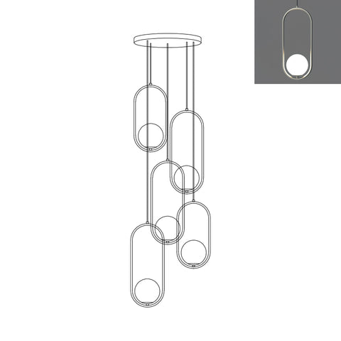 Mila Combination Pendant Lamp – detail 15