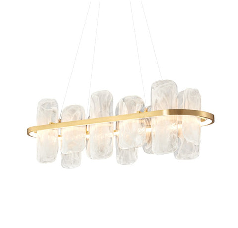 Mille Long Glass Chandelier – detail 13