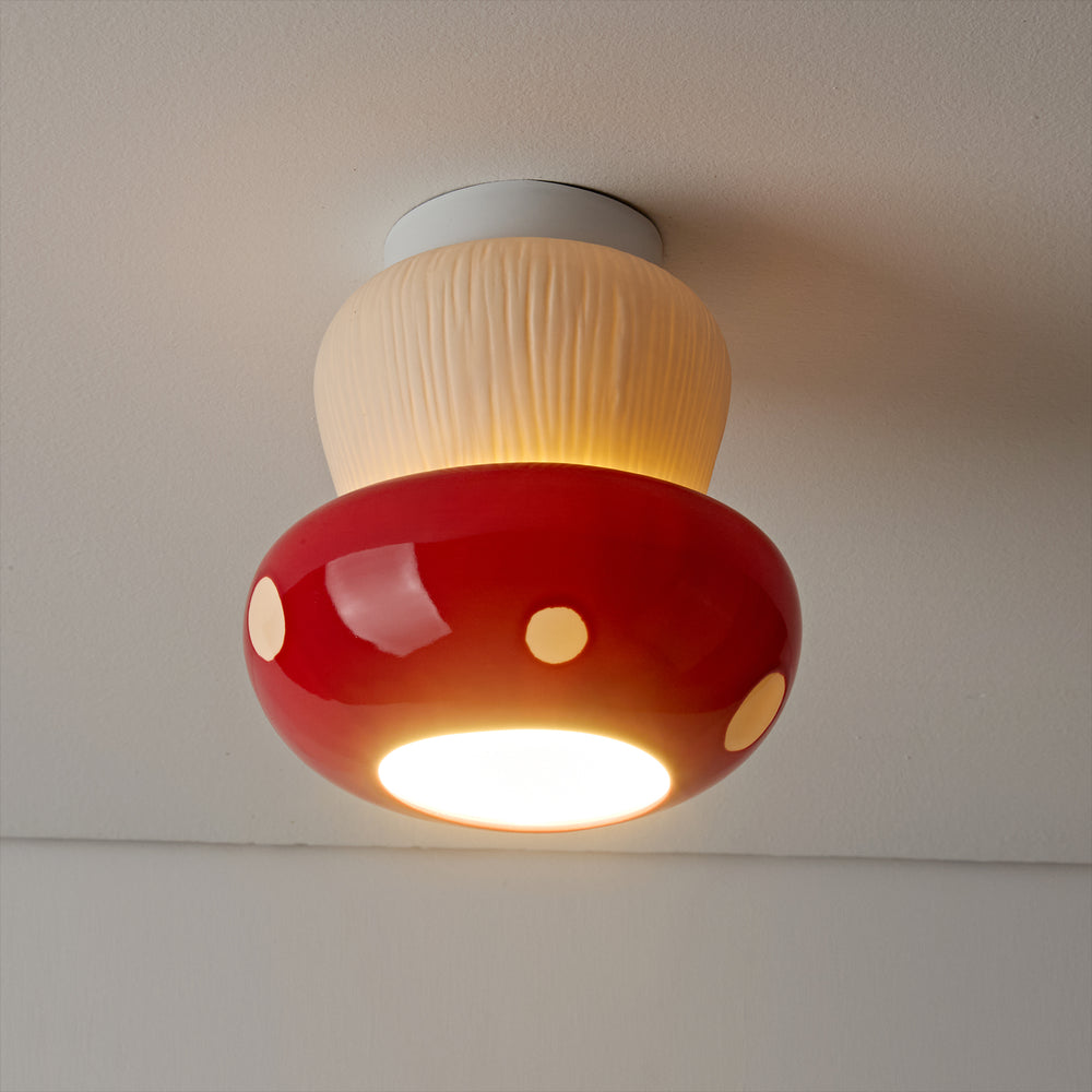Millie Mushroom Ceiling Light – detail 2