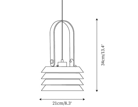 ∅ 8.3″ x H 19.3″ / Dia 21cm x H 49cm