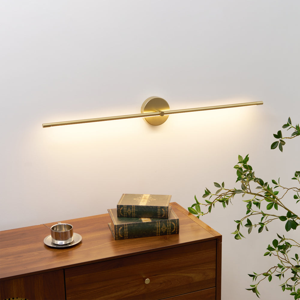 Minimalist Round Linear Wall Lamp – detail 2