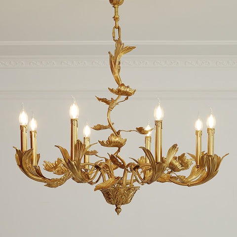 Mirabel Vine Brass Chandelier – detail 3
