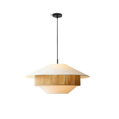 Mixed Woven Pendant Light