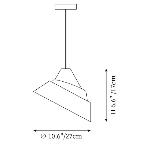 ∅ 10.6″ x H 6.6″ / Dia 27cm x H 17cm