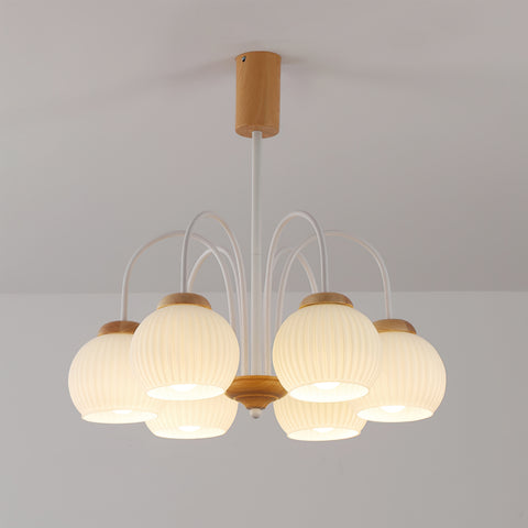Molecural Wood Chandelier – detail 2