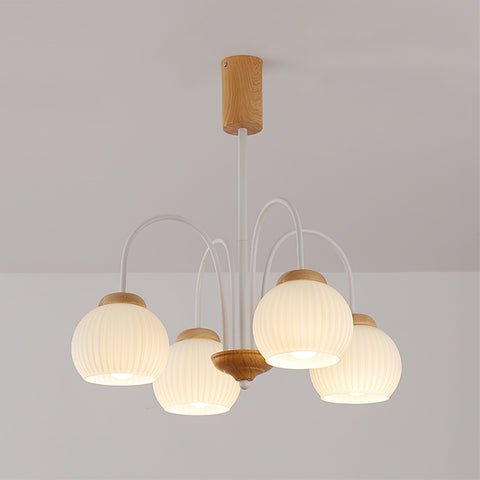 Molecural Wood Chandelier – detail 17