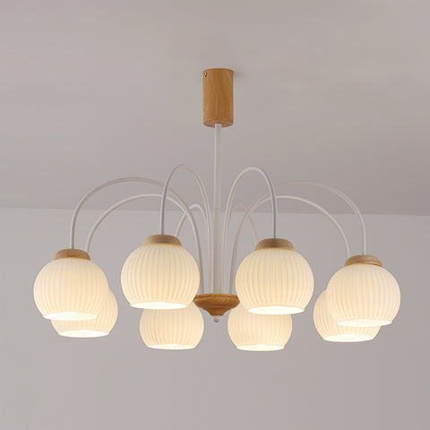 Molecural Wood Chandelier – detail 21