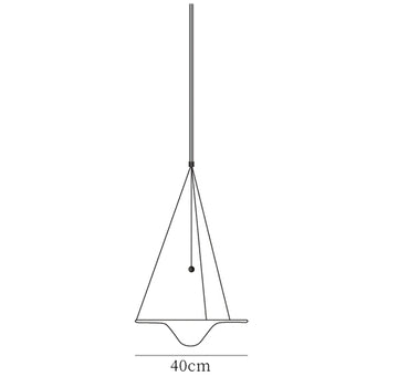 Lampada Sospensione Momento — Disegni dimensionali 1