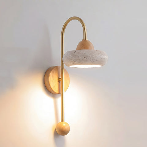 Morrison Travertine Wall Sconce – detail 12