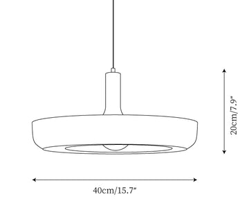 Mozzi Pendant Lamp — Dimension drawings 1
