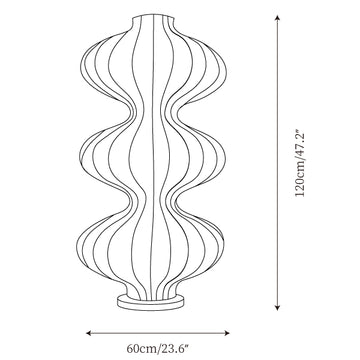 Lampadaire Mudusa Silk — Plans de dimensions 1