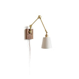 Murale Swing Arm Wandleuchte mit Stecker